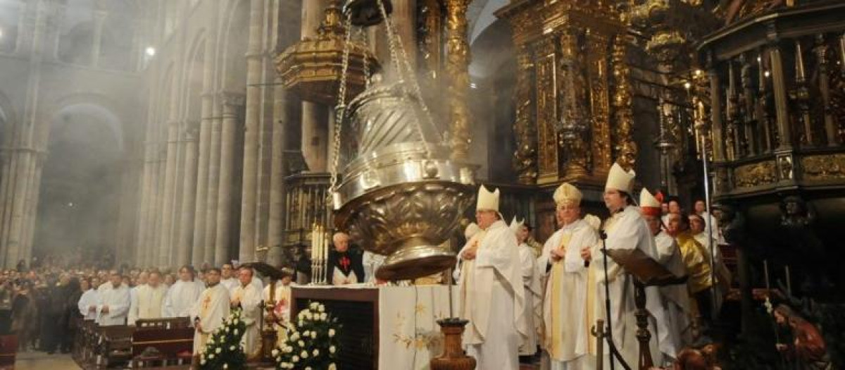 Botafumeiro de la catedral de Santiago de Compostela