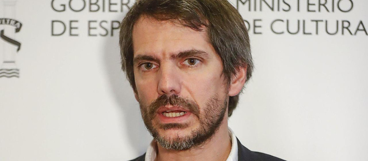 El ministro de Cultura, Ernest Urtasun, el pasado martes