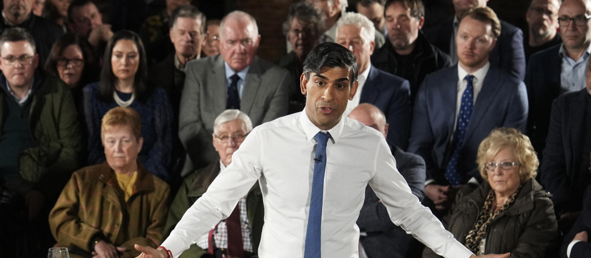 Rishi Sunak, líder conservador y primer ministro británico
