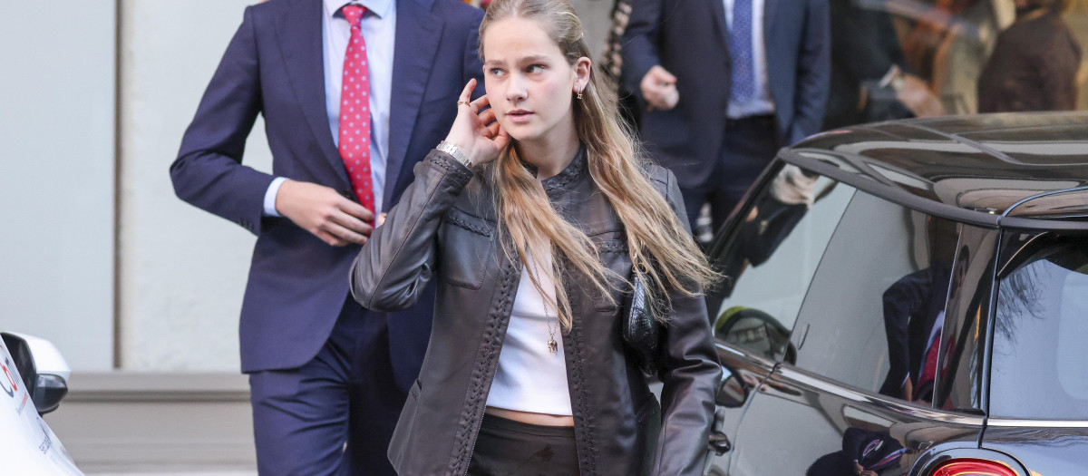 Irene Urdangarin, durante la celebración del 60º cumpleaños de su tía, la Infanta Elena