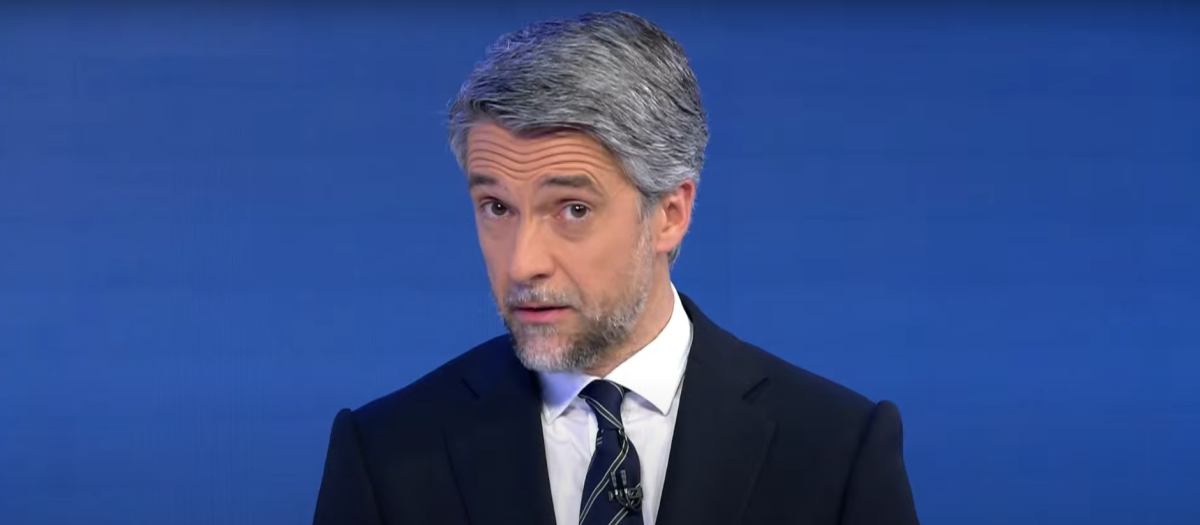 Carlos Franganillo en Informativos Telecinco