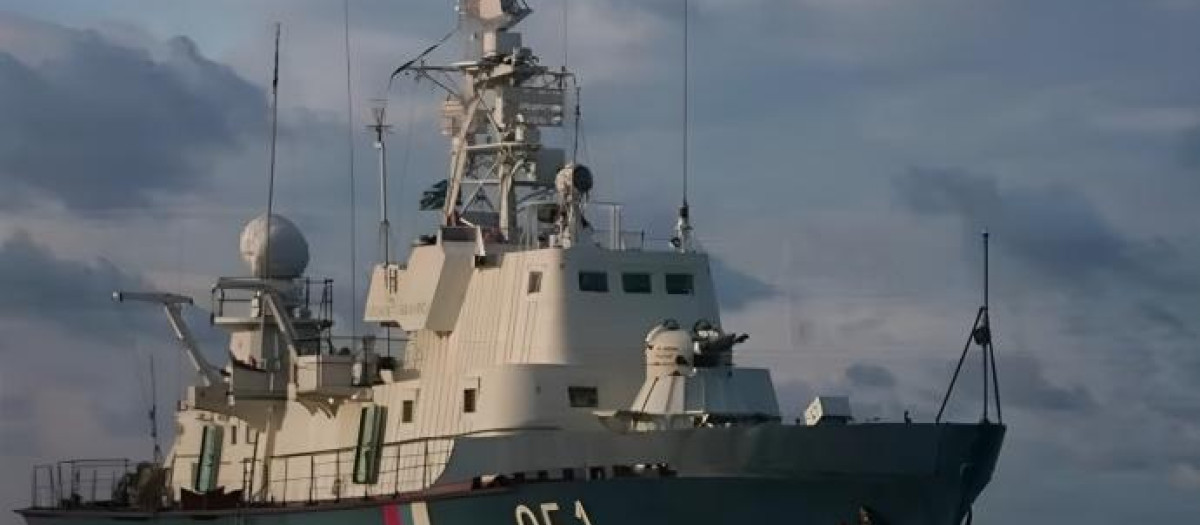 Corbeta rusa hundida por Ucrania junto a Sebastopol