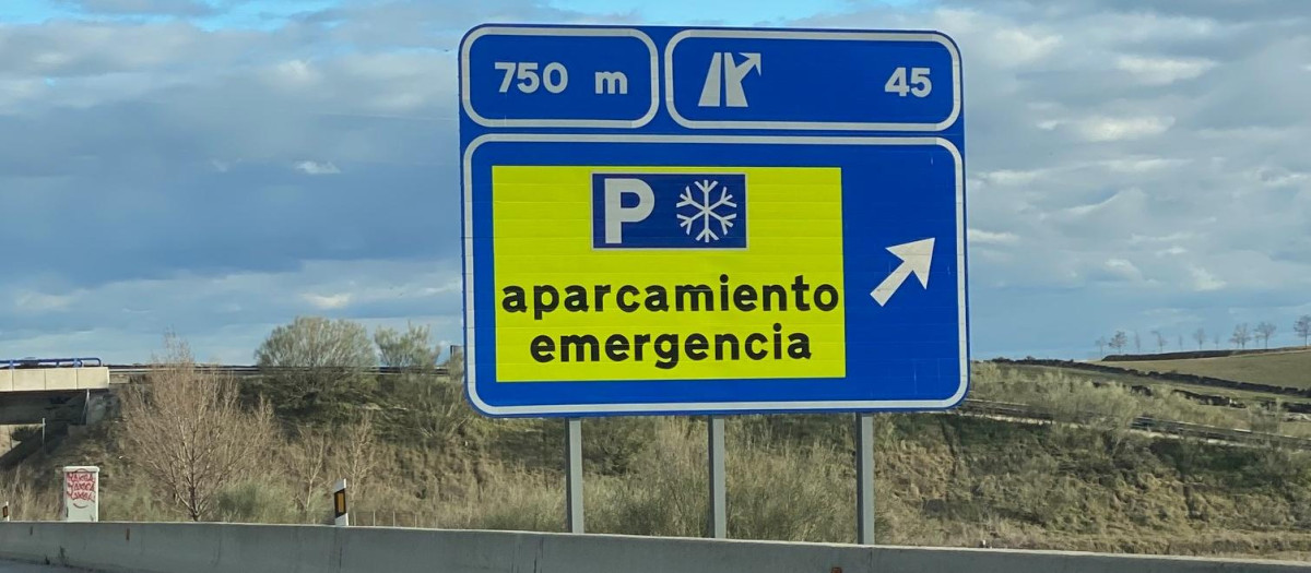 Aparcamiento de vialidad invernal o de emergencia
