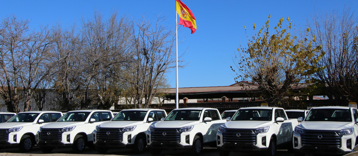 La flota está compuesta por 60 unidades de este pick up de 5,4 metro de largo