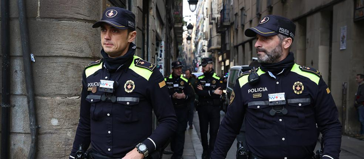 Guardia urbana de Barcelona, en una imagen de archivo