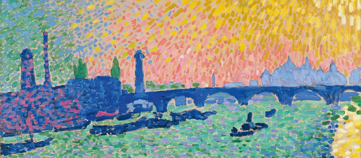 El puente de Waterloo, 1906