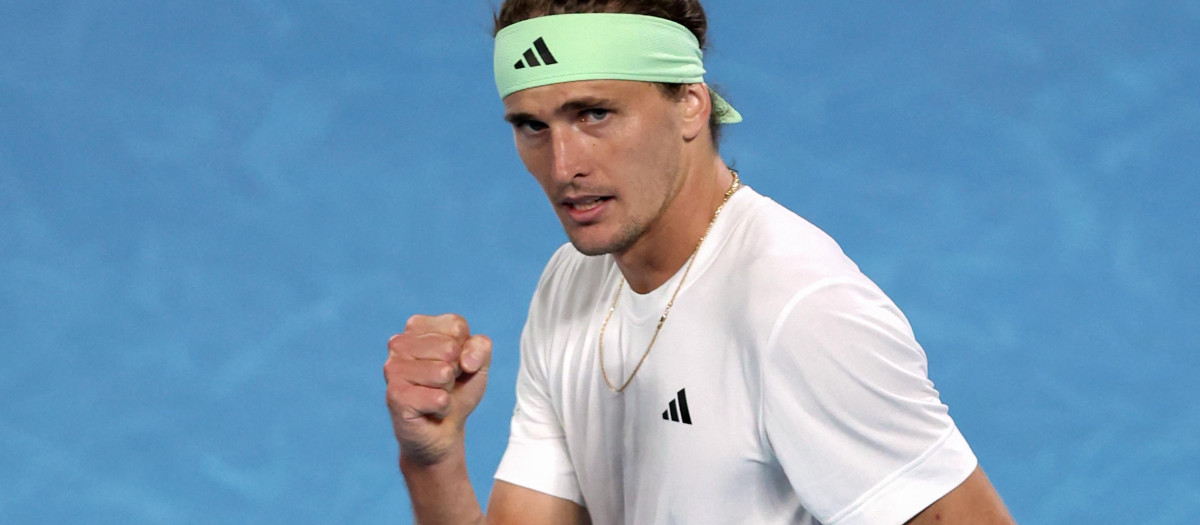 Alexander Zverev es el rival de Carlos Alcaraz en cuartos del Open de Australia