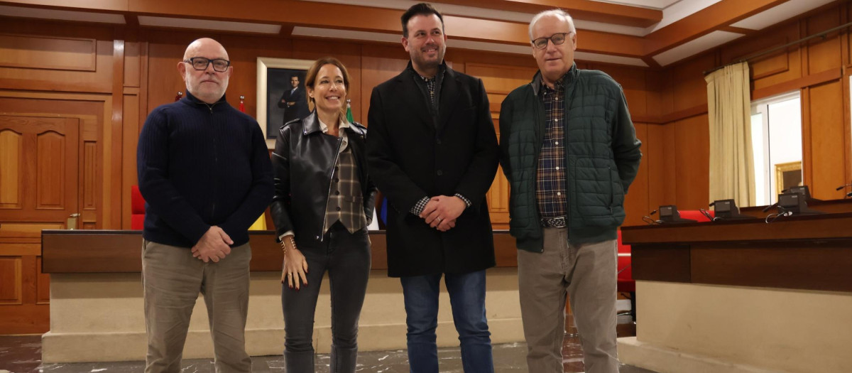 José Pastor, Marián Aguilar, Manuel Muñoz y Antonio Cabello