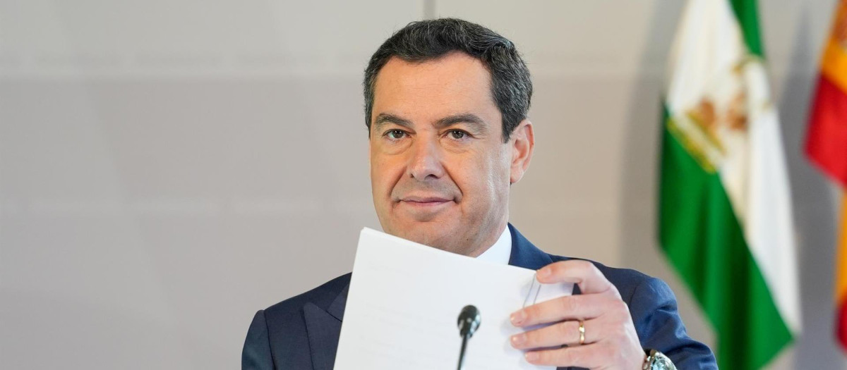 El presidente de la Junta de Andalucía, Juanma Moreno, en una imagen de archivo