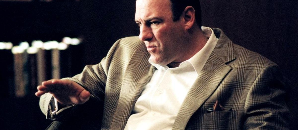 James Gandolfini, en su papel de mafioso en Los Soprano