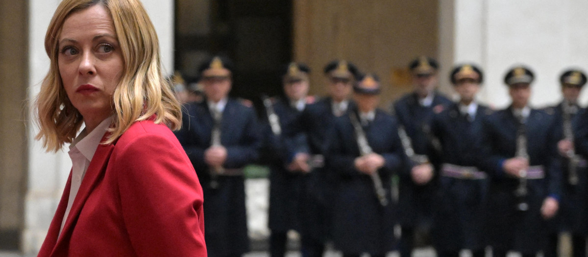 La primera ministra de Italia, Giorgia Meloni