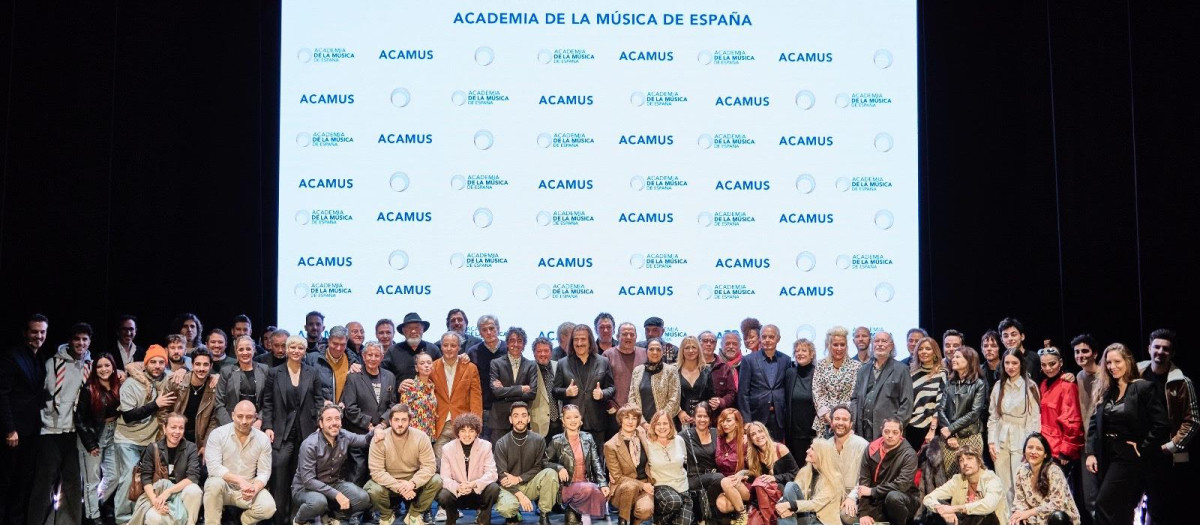 MADRID, 24/01/2024.- Con más de 500 miembros ya entre sus filas y tras dos años de trabajo en la sombra, este miércoles ha celebrado su "pistoletazo de salida" la Academia de la Música de España (Acamus), que desde este año empezará a conceder unos grandes premio y que creará también un gran museo nacional. EFE/Academia de la Música / SOLO USO EDITORIAL/SOLO DISPONIBLE PARA ILUSTRAR LA NOTICIA QUE ACOMPAÑA (CRÉDITO OBLIGATORIO)