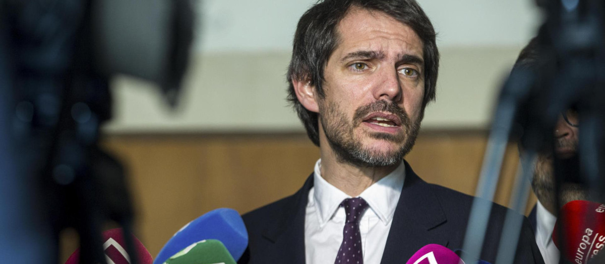 El ministro de Cultura, Ernest Urtasun, el pasado miércoles en Toledo