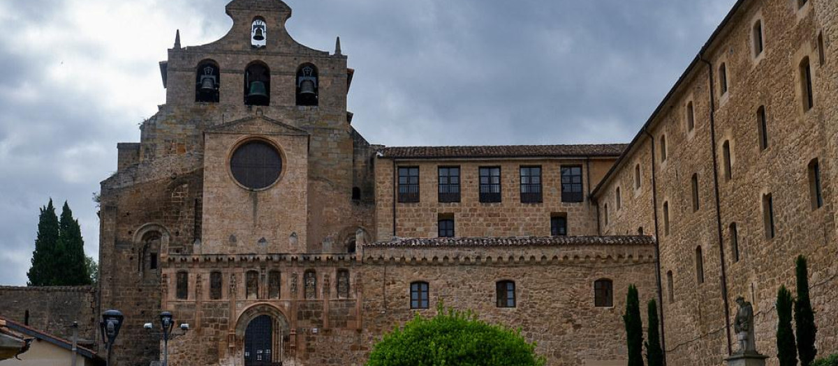 Exterior del monasterio de San Salvador de Oña, en Burgos