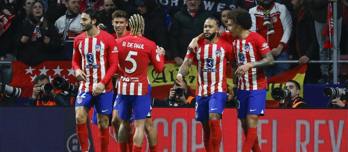 El Atlético de Madrid pasa a semifinales gracias a un gol de Memphis