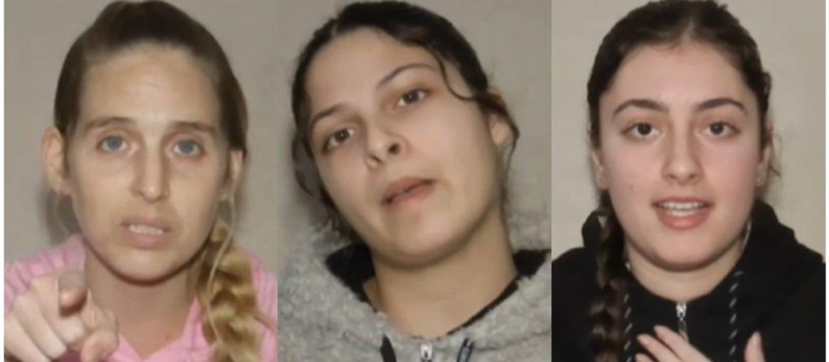 Vídeo de rehenes israelíes