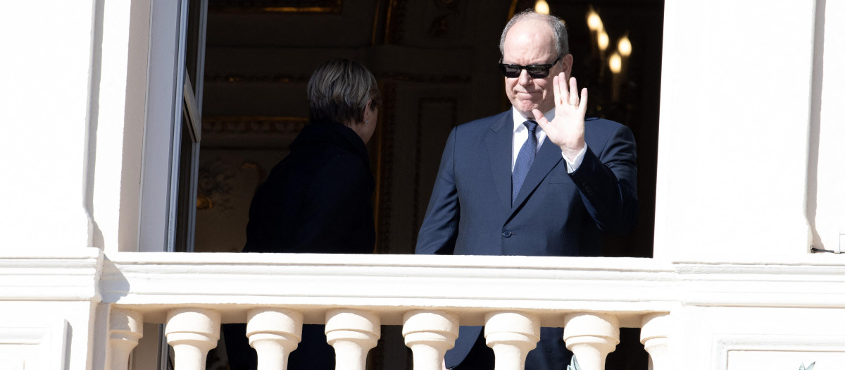 NO TABLOIDS WEB & PRINT, BILDZEITUNG OUT, BILD.DE OUT, NO DAILY MAIL, NO DAILY MAIL GROUP, NO VOICI, NO CLOSER. Prince Albert II of Monaco and Princess Charlene of Monaco attend the Sainte Devote Ceremony. Sainte devote is the patron saint of the Principality of Monaco and France's Mediterranean Corsica island on January 27, 2024 in Monaco, Monaco.Photo by David NIVIERE/ABACAPRESS.COM