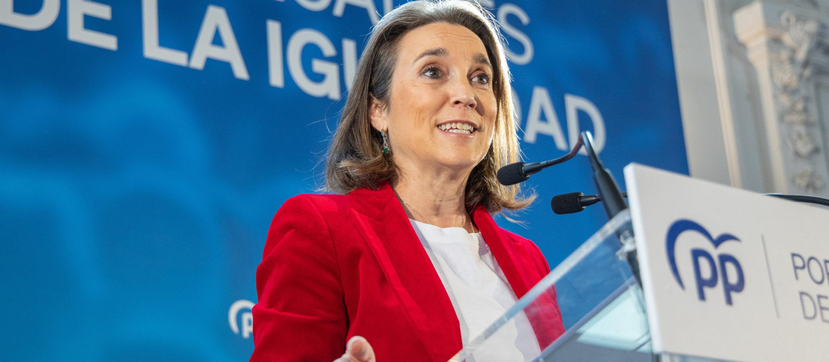 La secretaria general del PP, Cuca Gamarra