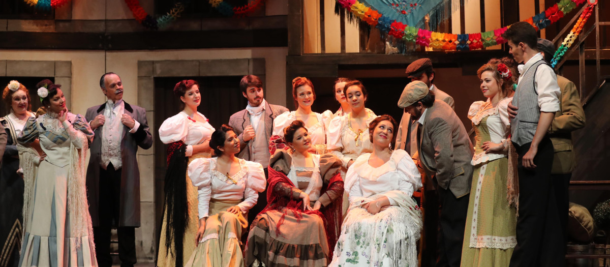 La Zarzuela se representa también teatralmente