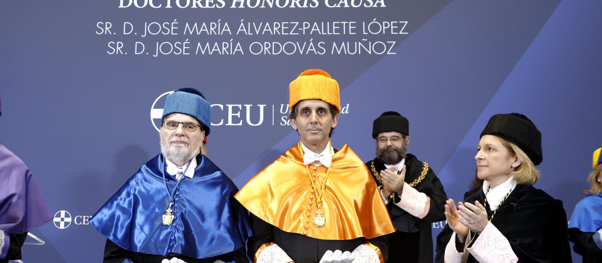 Álvarez-Pallete ha querido agradecer a la CEU San Pablo el honor que le otorgan