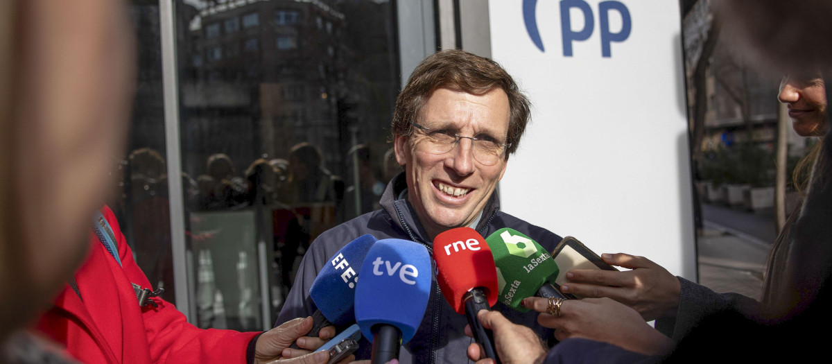 El alcalde de Madrid, José Luis Martínez-Almeida