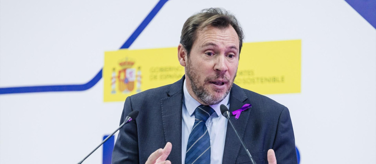 El ministro de Transportes y Movilidad Sostenible, Óscar Puente