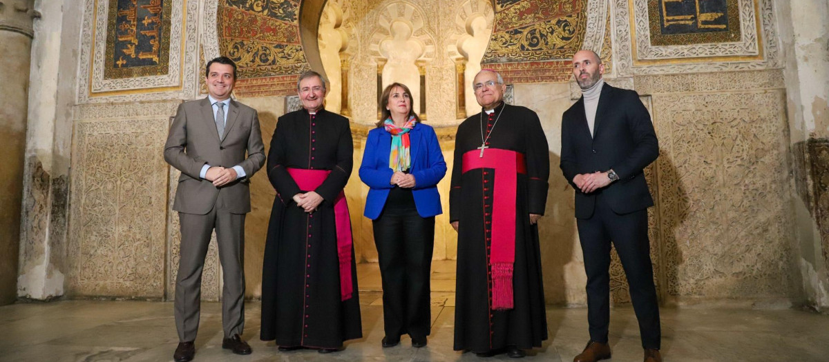 José María Bellido, Joaquín Alberto Nieva, Ana María López, Demetrio Fernández y Eduardo Lucena