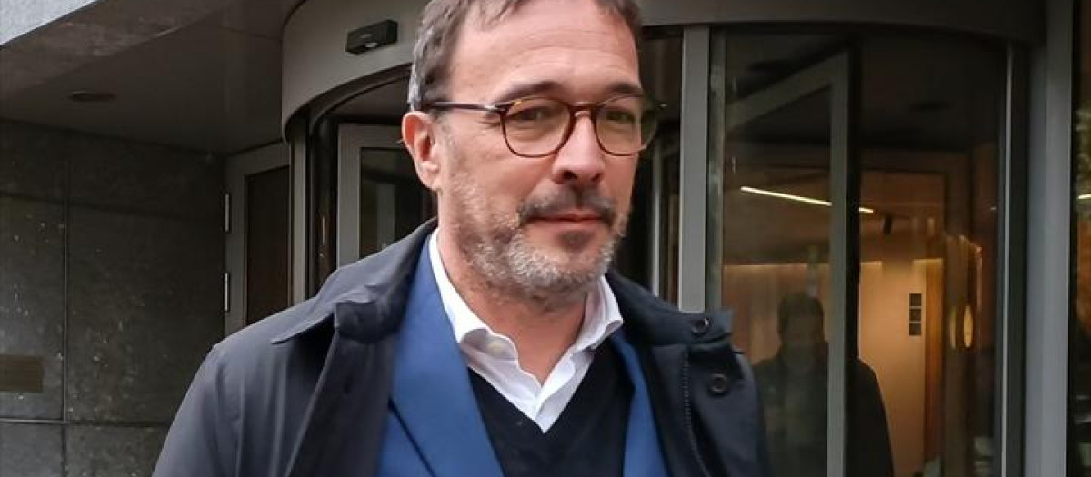 El portavoz de Junts en el Parlament, Josep Rius