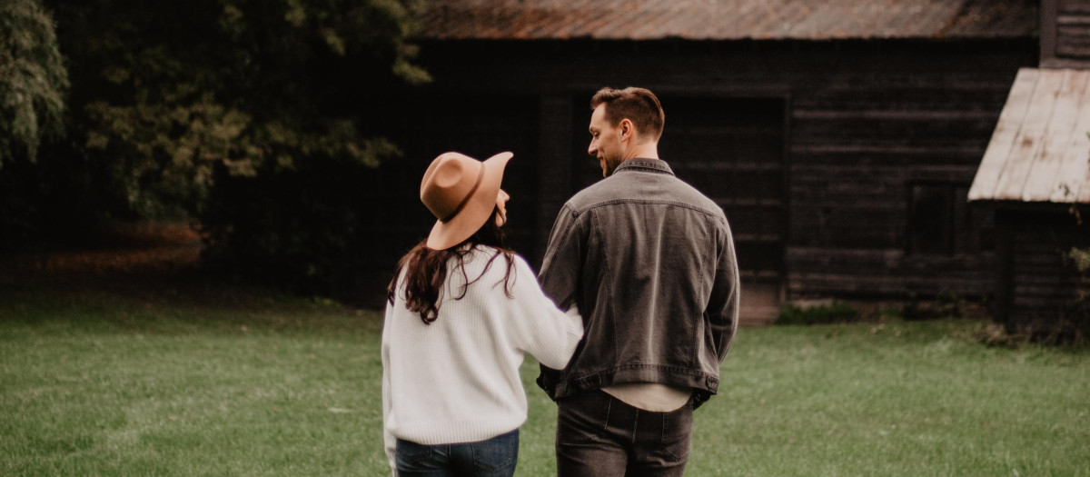 Imagen de archivo de una pareja