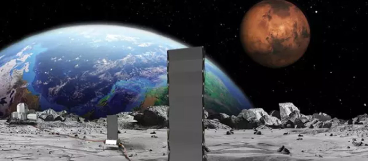 Imagen conceptual del Proyecto de Energía de Fisión en Superficie de la NASA