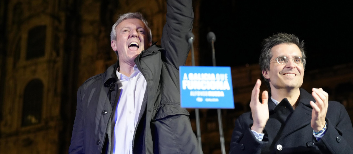 El candidato del PP a la Xunta de Galicia, Alfonso Rueda