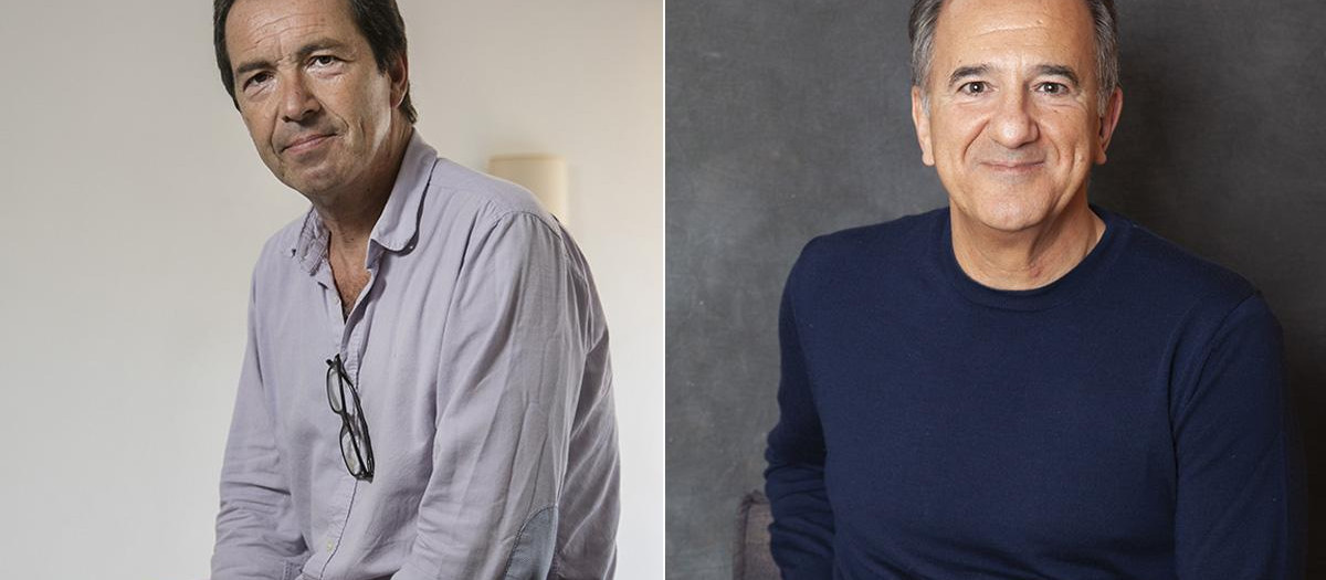 En la imagen Jordi Gracia, nuevo subdirector del diario El País (izda), y José Miguel Contreras.