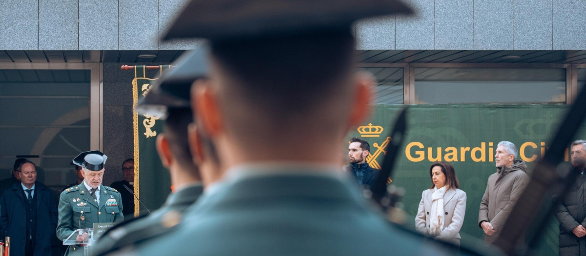 Acto de toma de posesión del hasta ahora teniente general de la Guardia Civil, Manuel Llamas Fernández, como director adjunto operativo (DAO) del Cuerpo