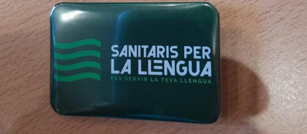 Chapa 'Sanitaris per la lengua'