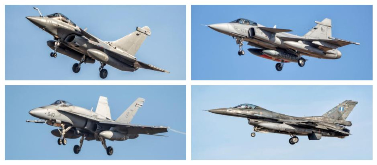 Más de 30 aviones de la OTAN realizan el primer curso de vuelo multinacional de 2024 en Albacete