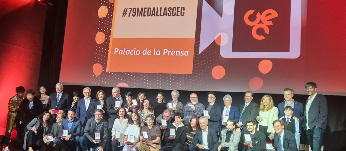 Imagen de los ganadores de la 79 º Gala del Círculo de Escritores Cinematográficos