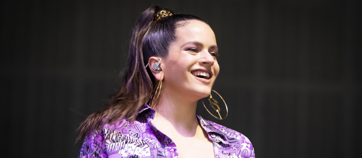 Singer Rosalia performs live on day 3 of Glastonbury 2019, Worthy Farm, Pilton, Somerset. Picture date: Friday 28th June 2019. *** Local Caption *** .