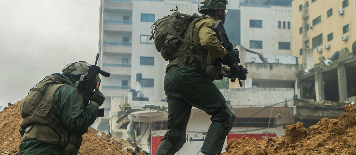 Fuerzas israelíes operando en Gaza