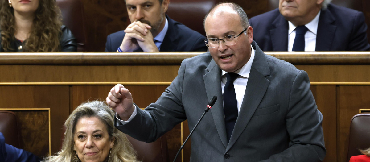 El portavoz del PP en el Congreso, Miguel Tellado