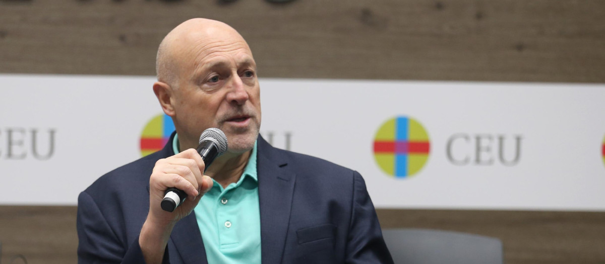 Alexander Havard, durante una intervención reciente en el CEU