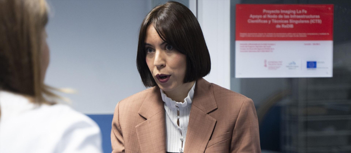 Morant, la semana pasada, en el hospital La Fe de Valencia