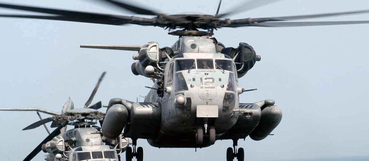 Helicóptero CH-53E Super Stallion similar al siniestrado