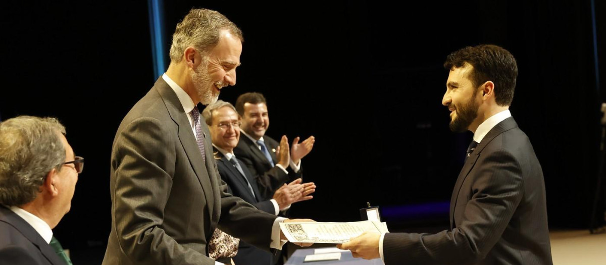 El Rey, en la entrega de despachos a los jueces del año pasado