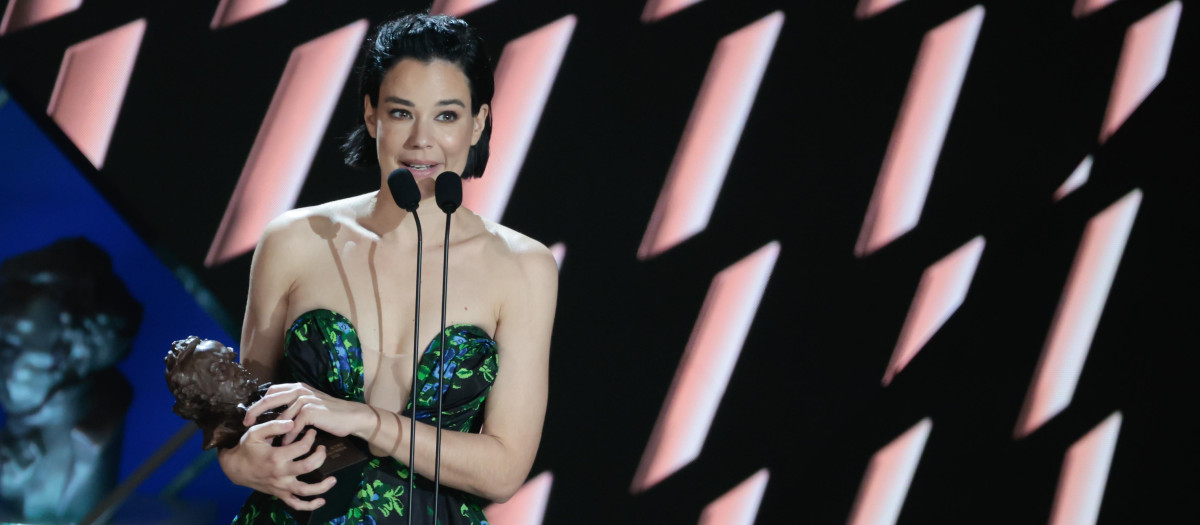 La actriz Laia Costa ganó el premio Goya a mejor actriz principal en 2023