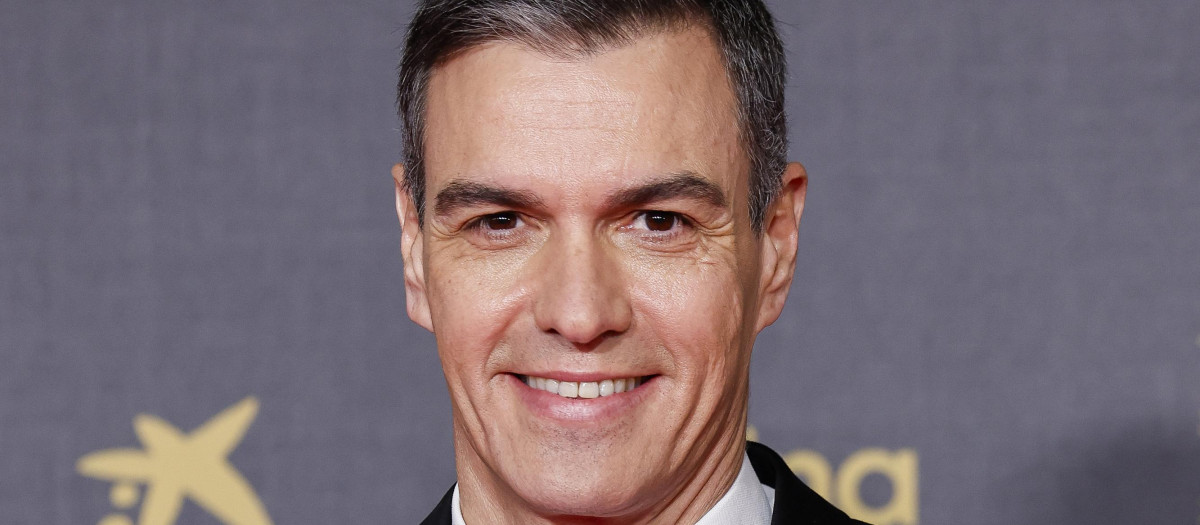Pedro Sánchez, en la gala de los Goya 2024