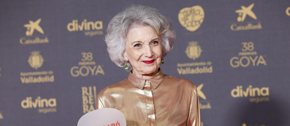 Marisa Paredes, en la alfombra roja de los Premios Goya 2024