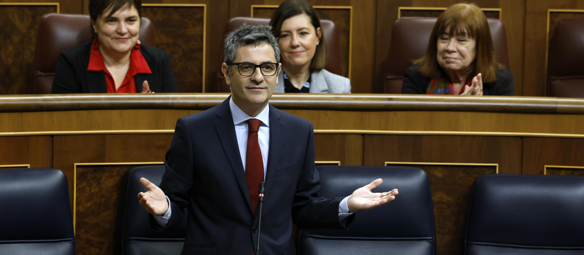 El Congreso anula el voto de Bolaños por hacerlo desde el escaño de Yolanda Díaz, que se encontraba en Galicia