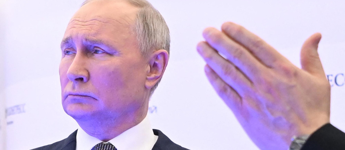 El presidente ruso Vladimir Putin en Moscú