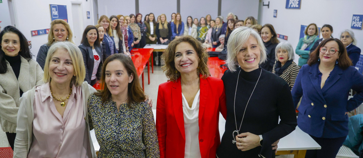 La vicepresidenta Montero, de campaña en La Coruña este miércoles