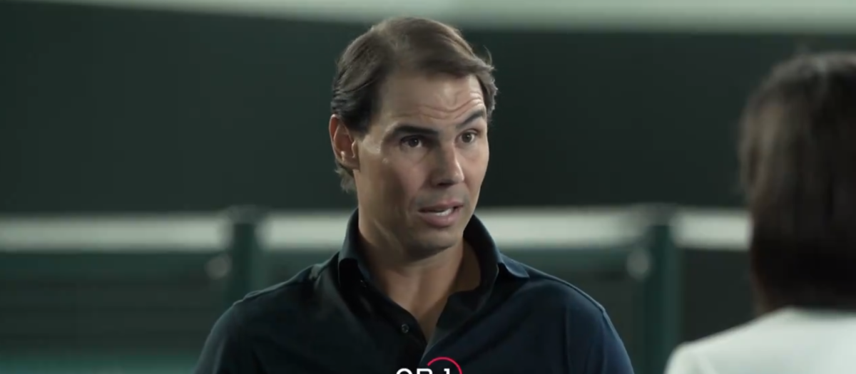 Rafa Nadal, durante su entrevista en El Objetivo
